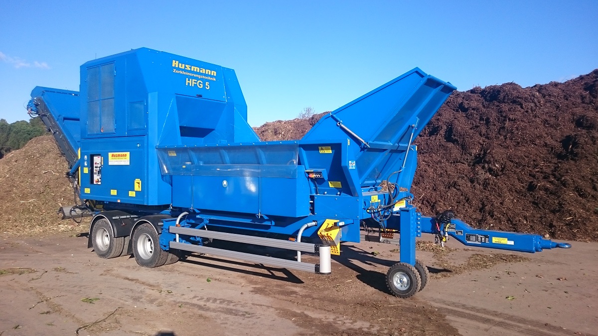 Mélangeurs de compost et broyeurs de déchets industriel