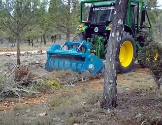 broyeur forestier à outils oscillants Picursa rotor 450