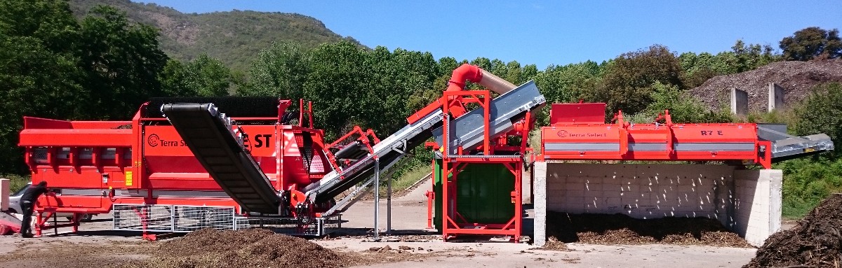 Ligne de récupération de biomasse