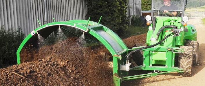 Retourneur de compost Gujer TG 201 - Vercom